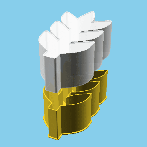 Ears Of Wheat, nestable box (v1) 3d model