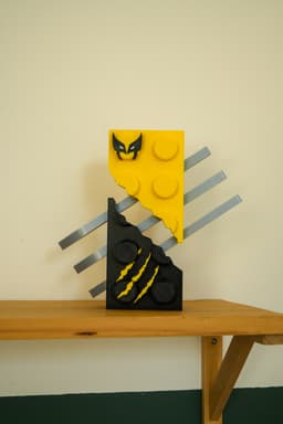 Brocken brick Wolverine 3d model
