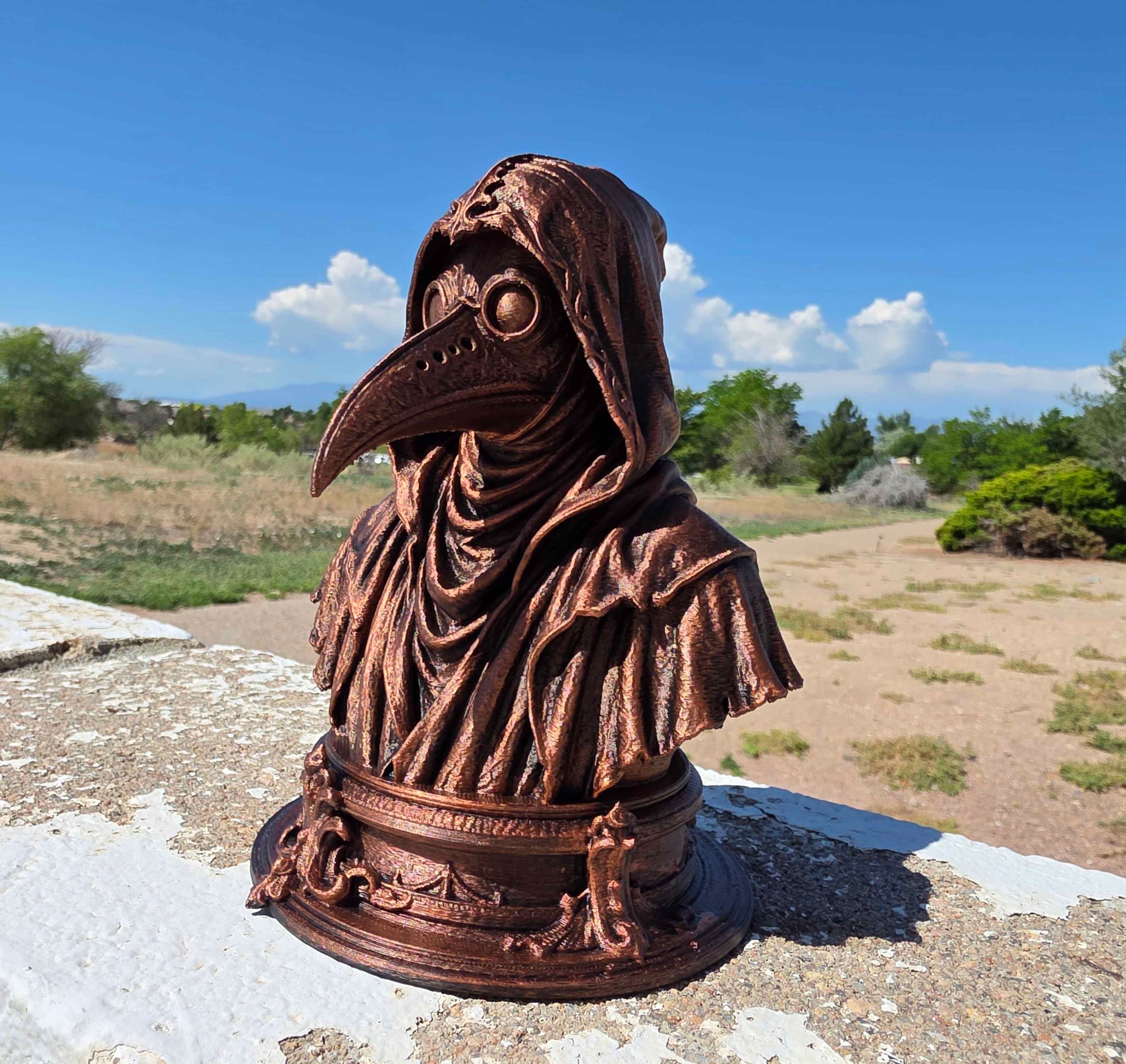 Plague Doctor Bust 3d model