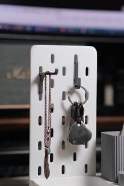 IKEA SKÅDIS Desktop Storage Set – Modular Desk Organizer with Pegboard System 3d model