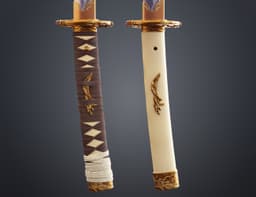 Ghost of Yotei Lone Wolf Katana 3d model