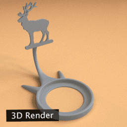 Anima Deer 3d model