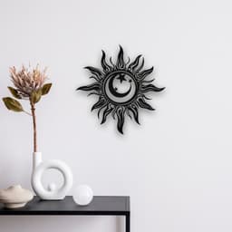 Sun Moon Wall Art 3d model