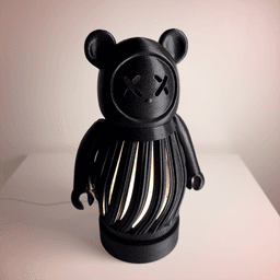 Desk Lamp Bear 3d model