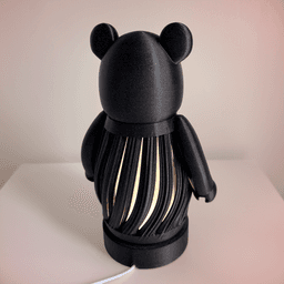 Desk Lamp Bear 3d model