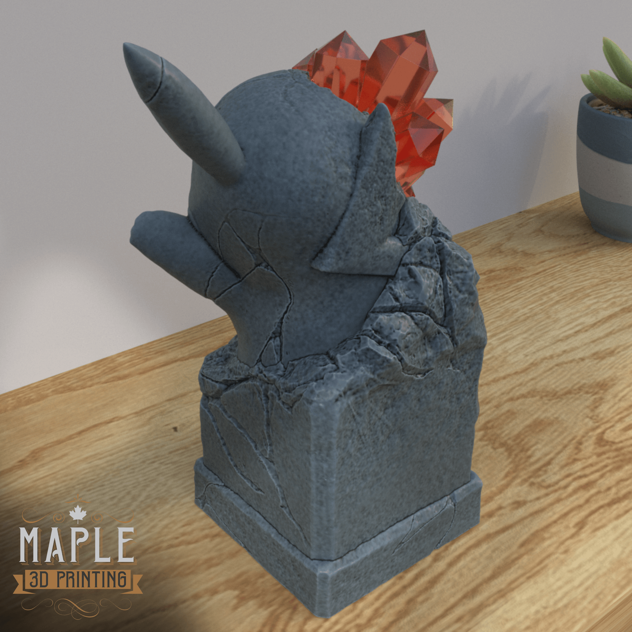 Pikachu Statue - Support Free -Pokemon 3d model