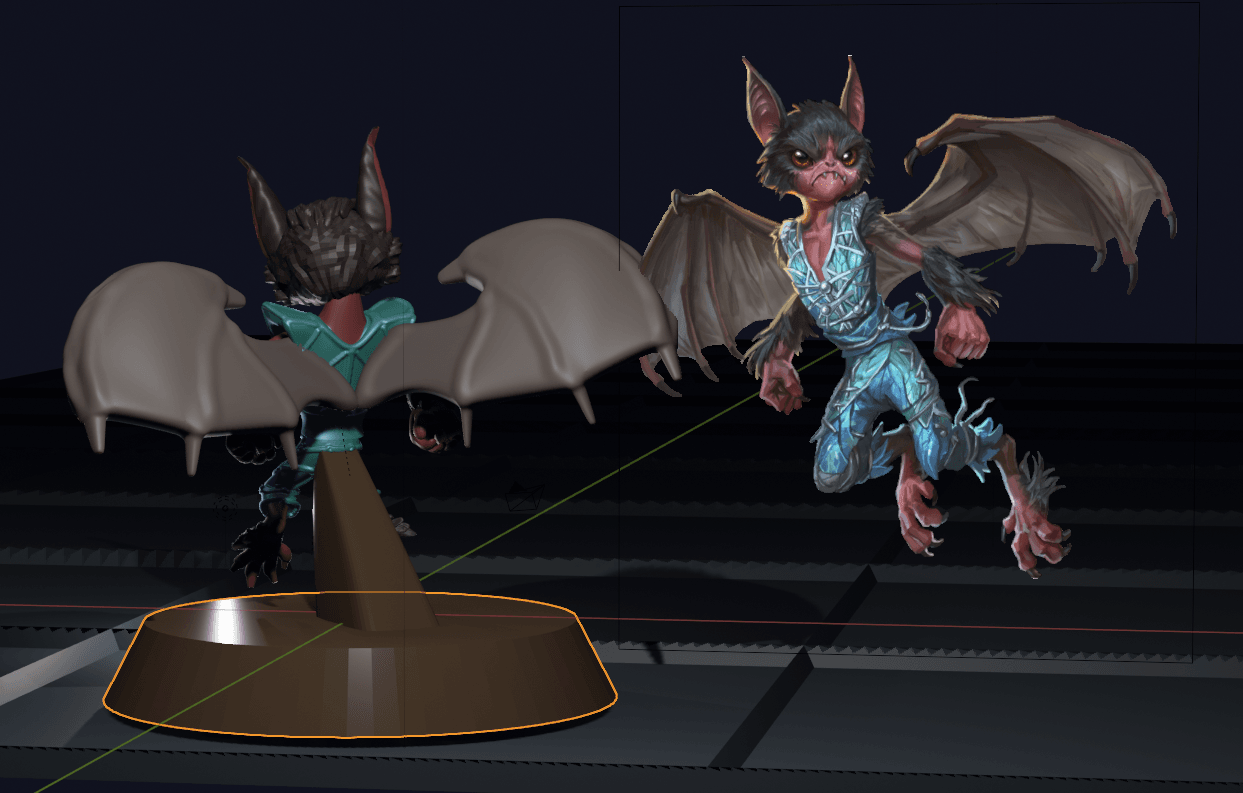 Nyktera - Pathfinder Creature 3d model