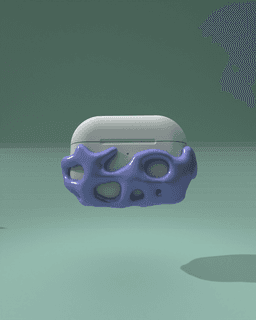 v1 Airpods Pro 1/2 case 3d model