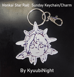 Honkai: Star Rail Sunday Keychain 3d model
