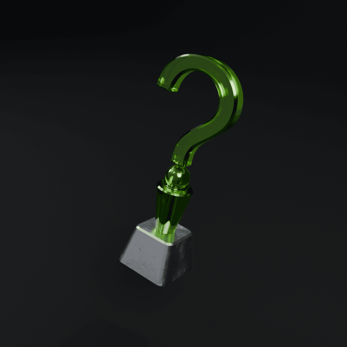 Riddler trophy 3d model
