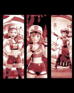 Fan art Sketches of Pokemon worlds - Bookmark Set 3d model