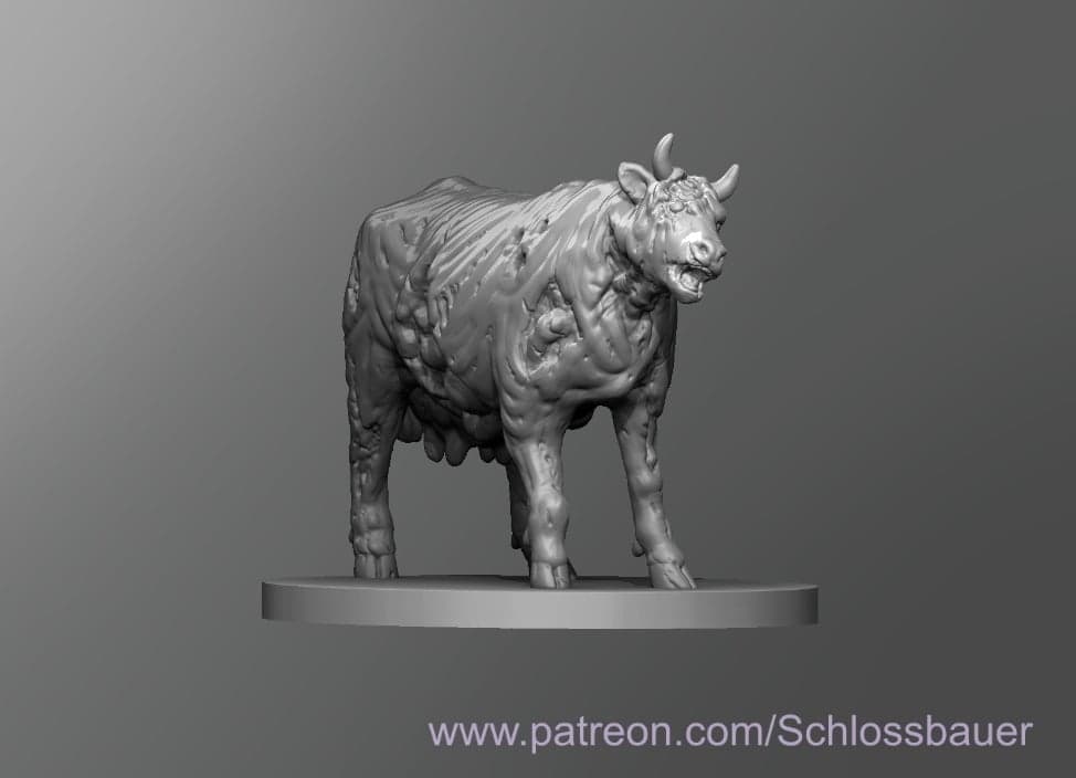 Zombie Cow 3d model