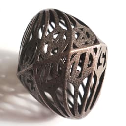 Twisty Spindle Dice Set with Decader 3d model