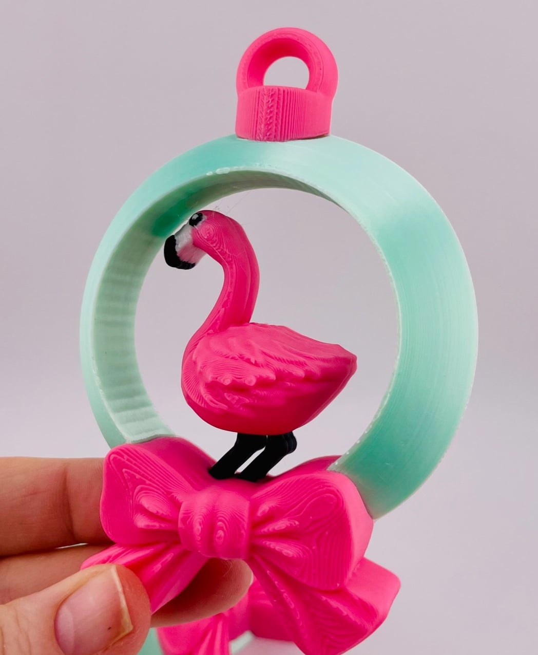 Flamingo Ornament Set 3d model