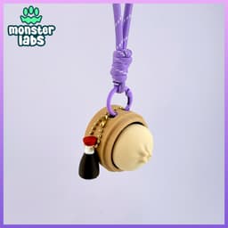 EXCLUSIVE: Dumpling Fidget Clicker Keychain 3d model
