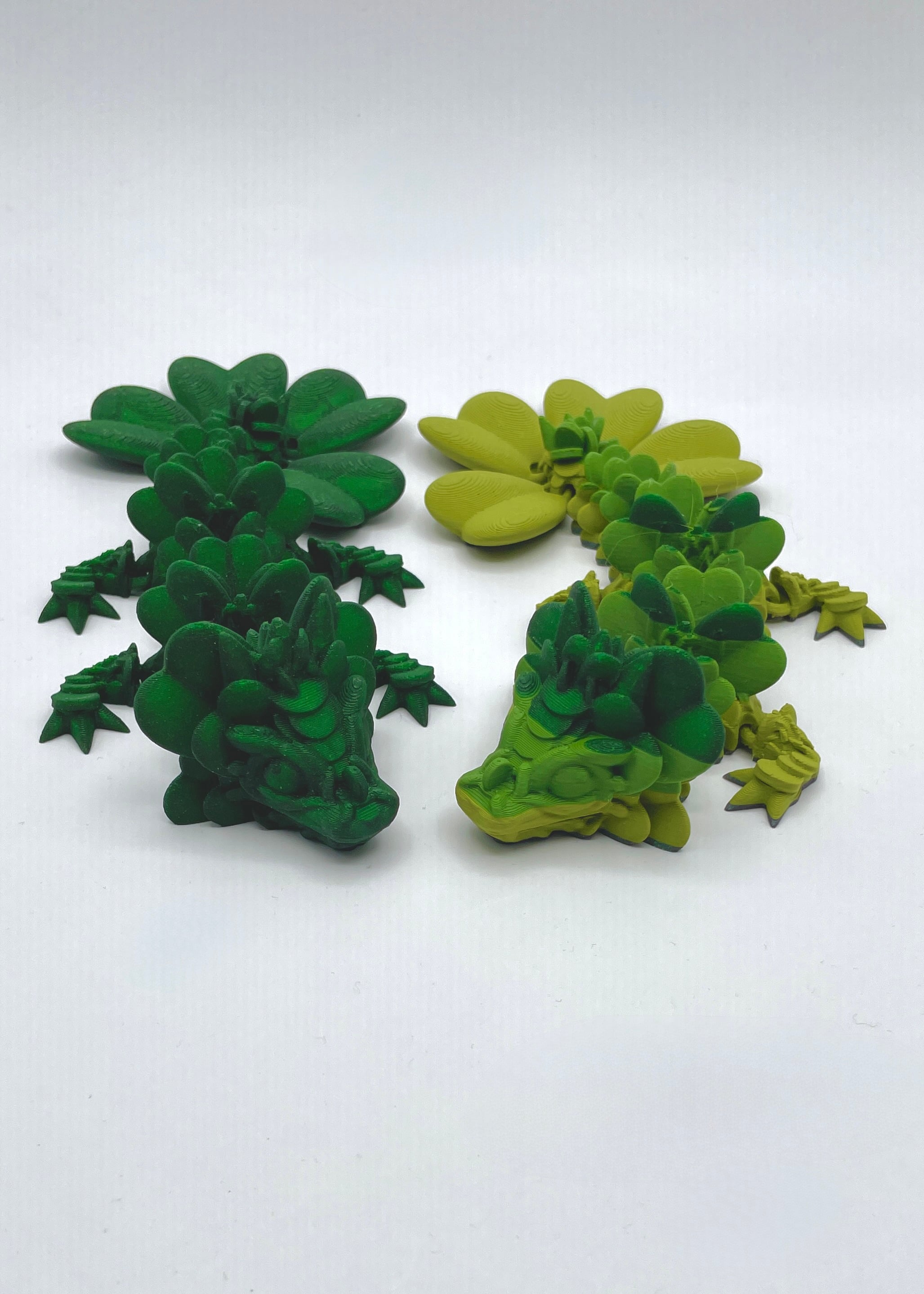 A plethora of filaments! Prusament Galaxy Green, Polymaker Panchroma Olive, Jungle Green and more!