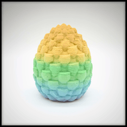 Graceful Dragon Egg 3d model