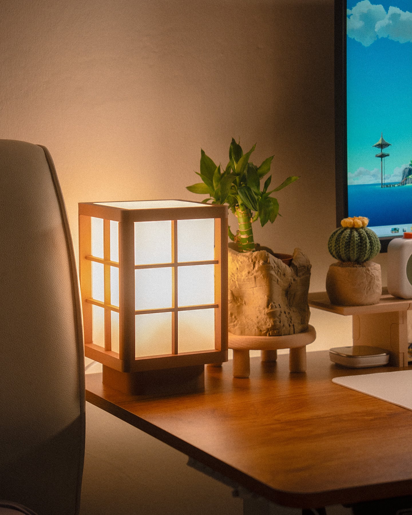 Shoji Lamp 3d model