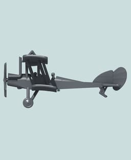 1:144 R.A.F. B.E.2e 3d model