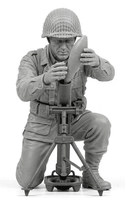 U.S. Army Rangers: Mortar gunner 3d model