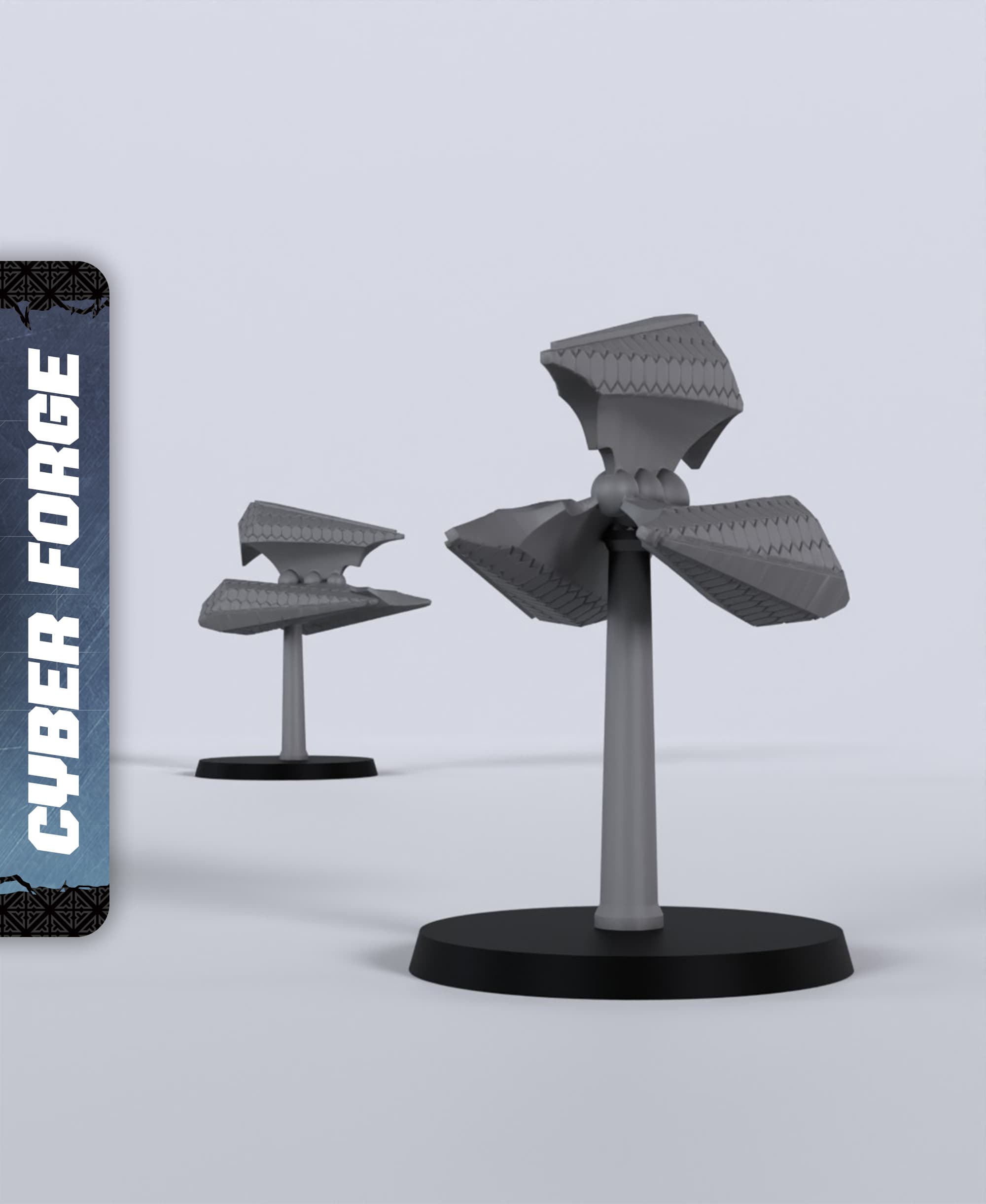 Hiveborn Spaceship M - With Free Cyberpunk - Sci-Fi Gift Ideas for RPG and Wargamers 3d model