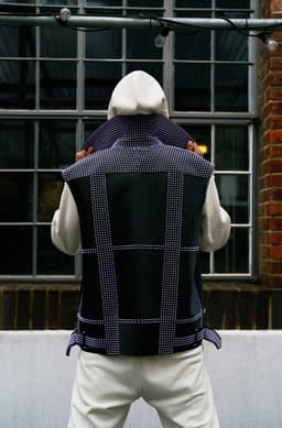 Biker Vest – Modular 3D-Printed Oversized Jacket 3d model