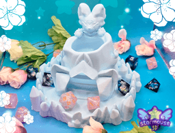 The Crystal FoxWood Dice Tower 3d model