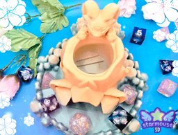 The Crystal FoxWood Dice Tower 3d model