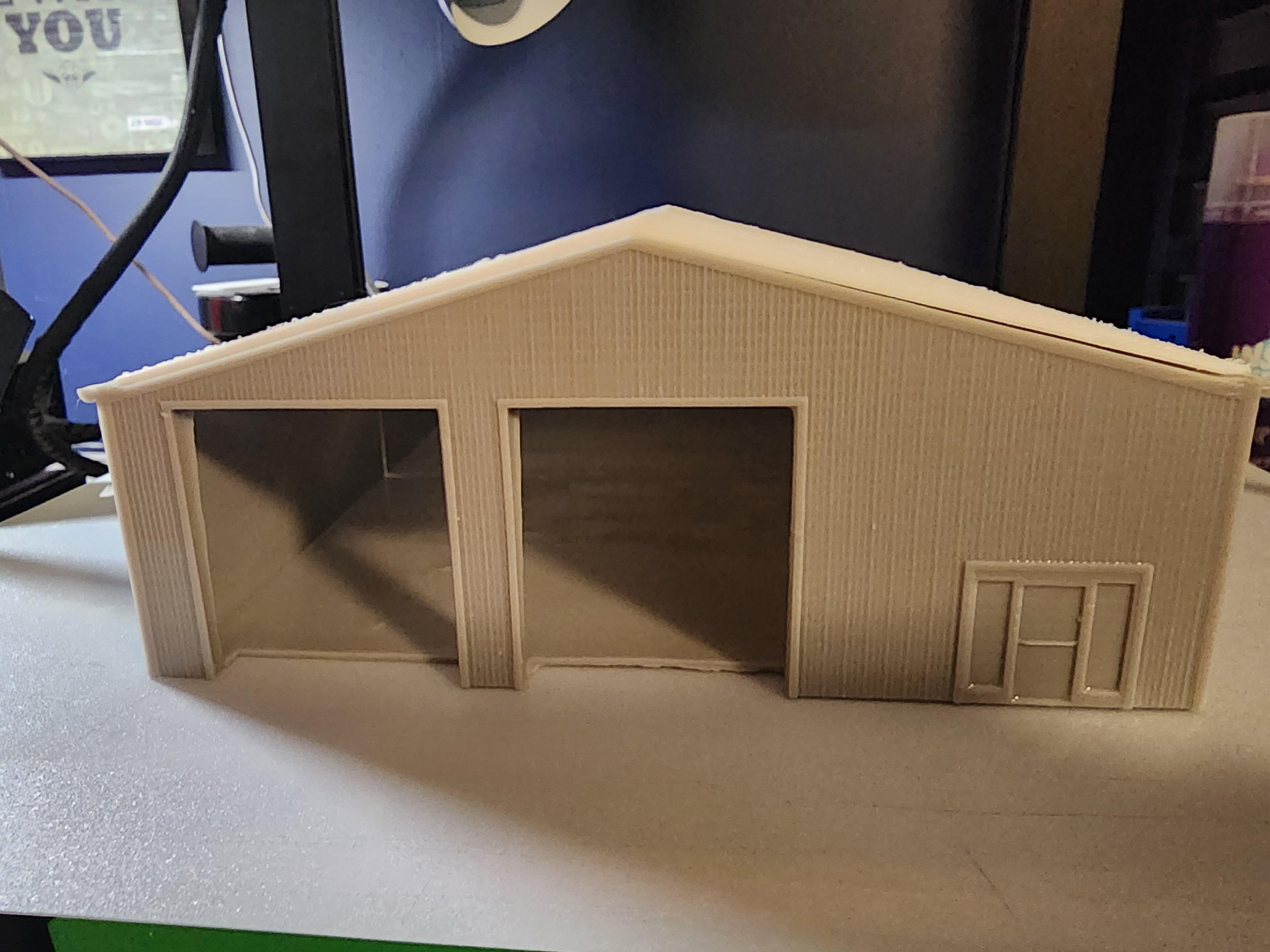 HO Scale Barn 3d model