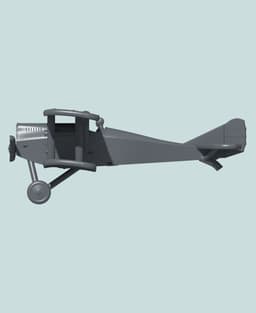 1:144 Ansaldo A.1 "Balilla" 3d model