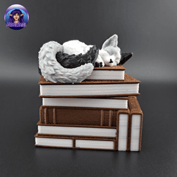Stack O' Books - Container Décor 3d model