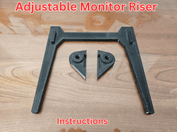 MULTI-ADJUSTABLE LAPTOP STAND WITH DUAL COOLING FANS 3d model