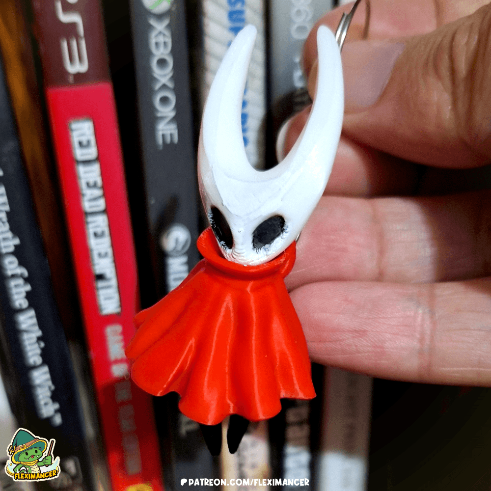 Hornet - Hollow Knight| Flexi Print-in-place Keychain | Multicolor 3d model