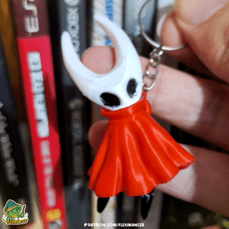 Hornet - Hollow Knight| Flexi Print-in-place Keychain | Multicolor 3d model