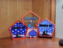 Memorial Day Home Art Collection 3d model