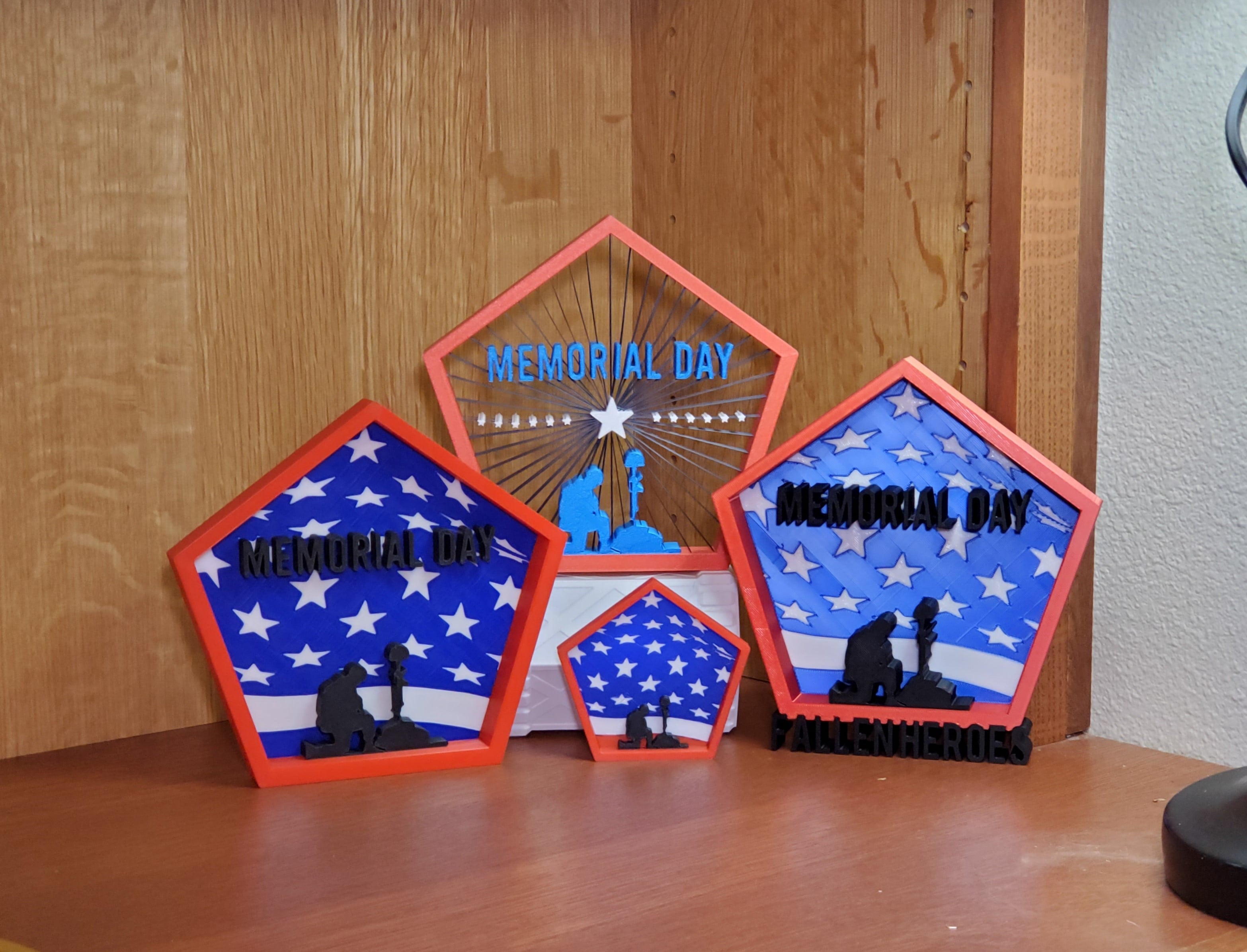 Memorial Day Home Art Collection 3d model