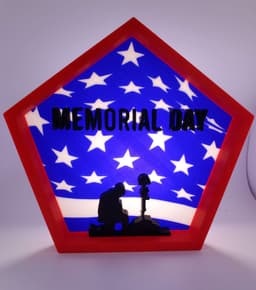 Memorial Day Home Art Collection 3d model