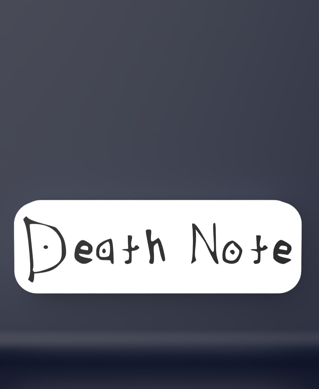 Death Note - LED Strip compatible 3d model