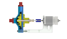 CENTRIFUGAL PUMP USING 775 MOTOR 3d model