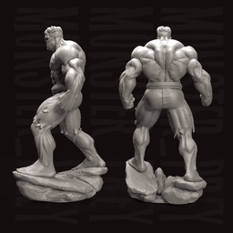 Red Hulk FREE 3D Print model 3d model
