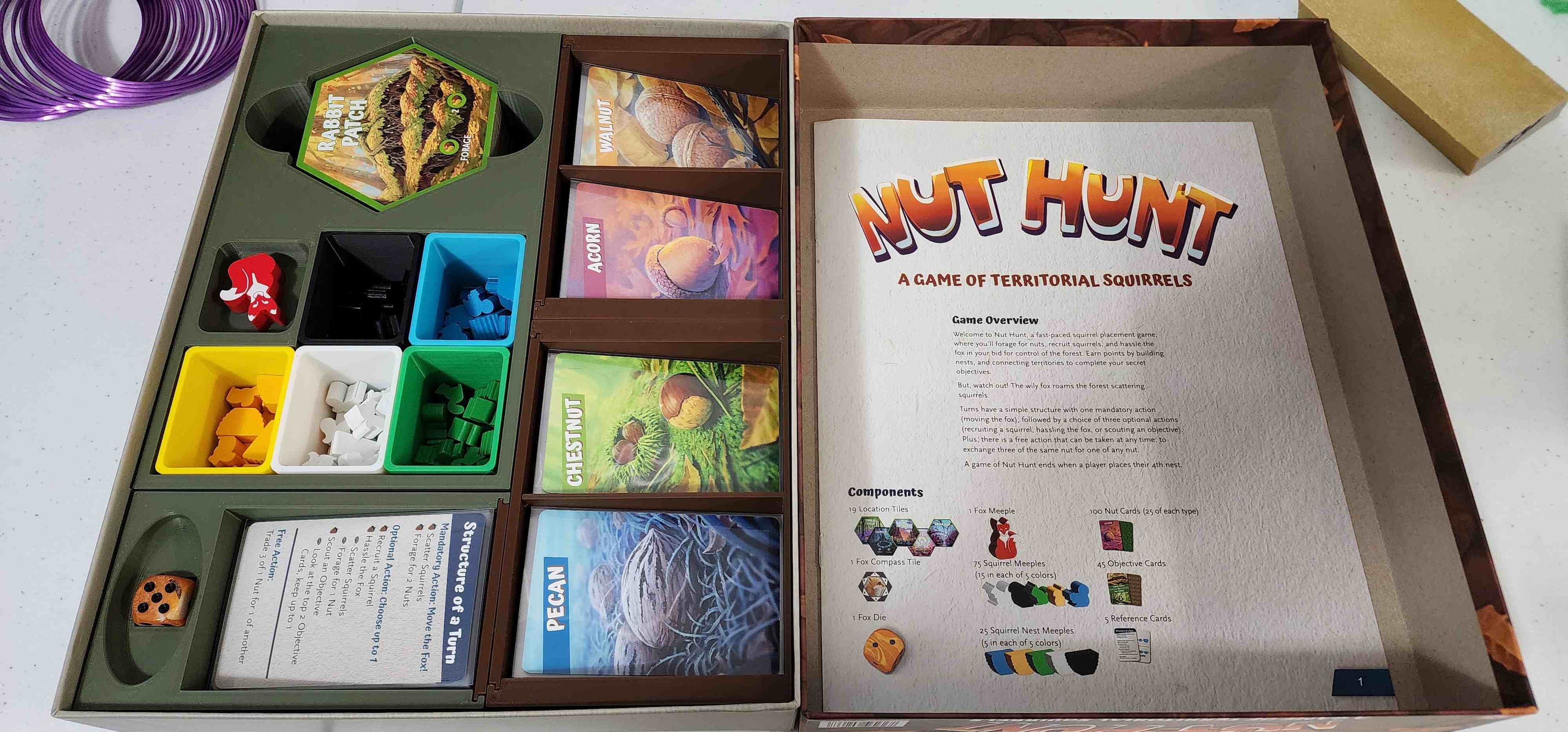 Nut Hunt 3D Organizer 3d model