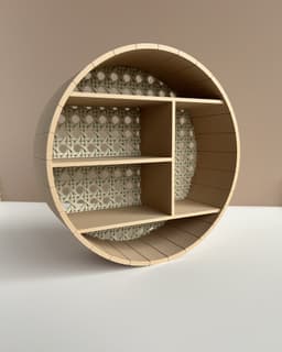 CircularBarrelShelf 3d model