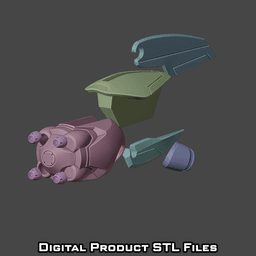 Si Fi Juno Drone Overwatch 2 3d model
