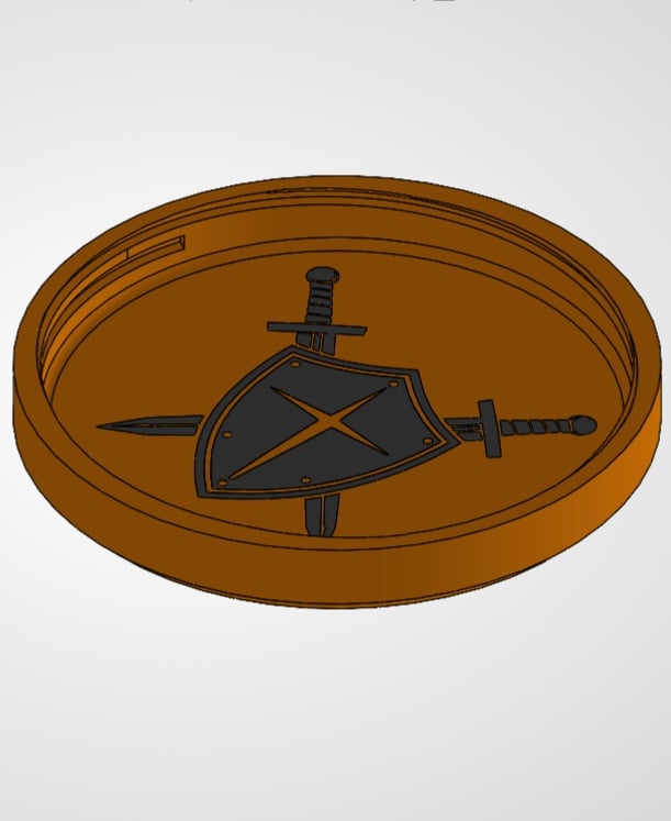 Dice Container Tray Threaded Bundle 3d model