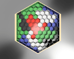 Honeycomb Lock Puzzle 3d model
