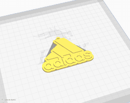 ADIDAS KEYCHAIN 3d model