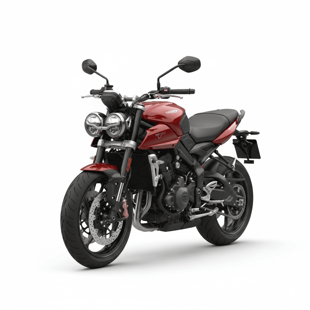 Triumph Trident 750 Vintage Motorcycle 3d model