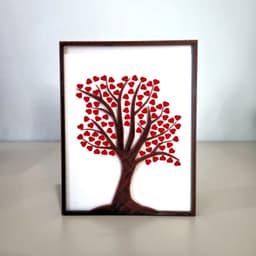 Heart Tree Silhouette 3d model