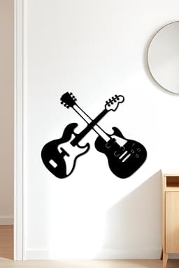 Guitar Wall Art, Wall Decor, Home Decor 3d model