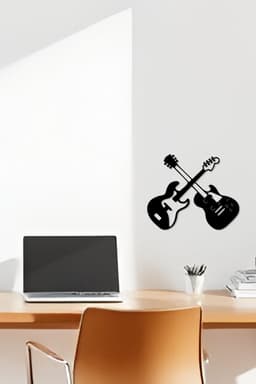 Guitar Wall Art, Wall Decor, Home Decor 3d model